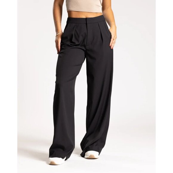Ptula Tailored Wide Leg Baggy Pant Breathable Lightweight Contemporary Office XL - Picture 2 of 9